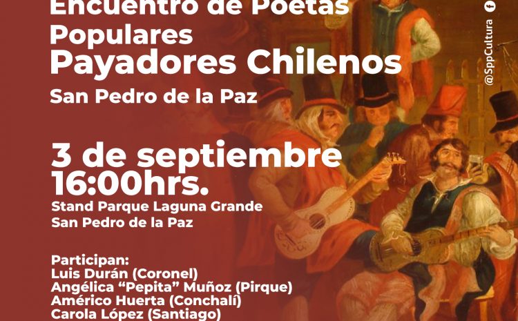  San Pedro de la Paz comienza a celebrar el Mes de la Patria con encuentro de payadores en el Parque Laguna Grande